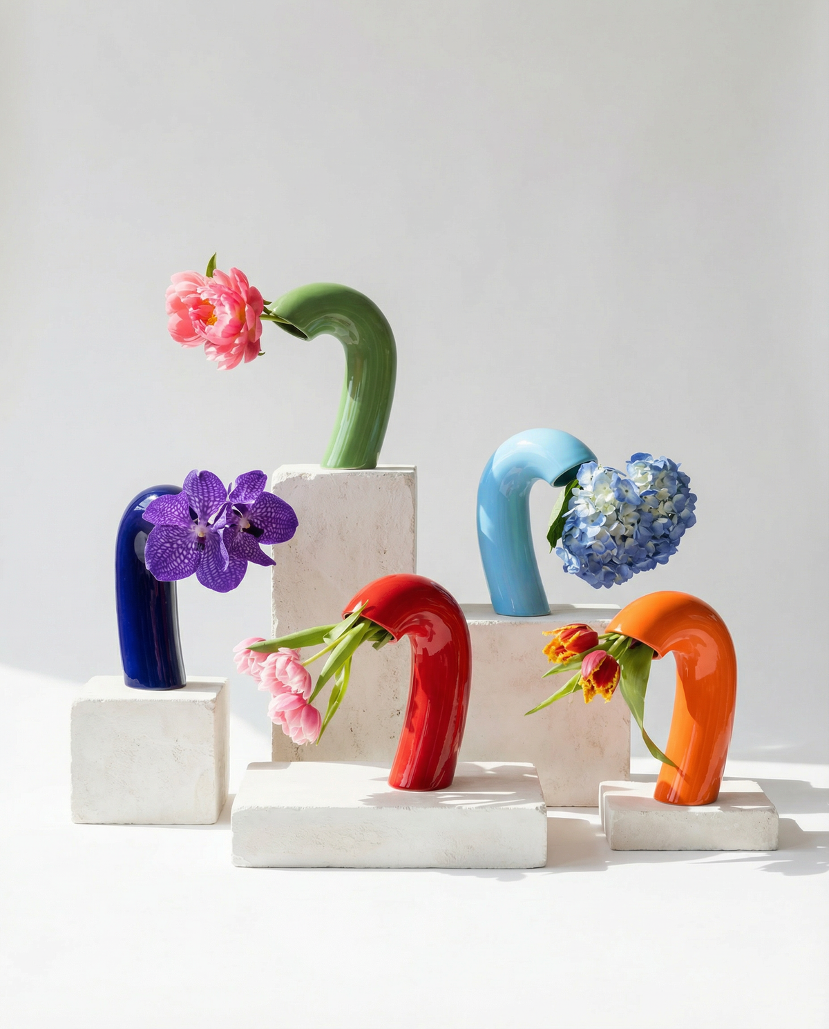 VITA Vase in Sky Blue