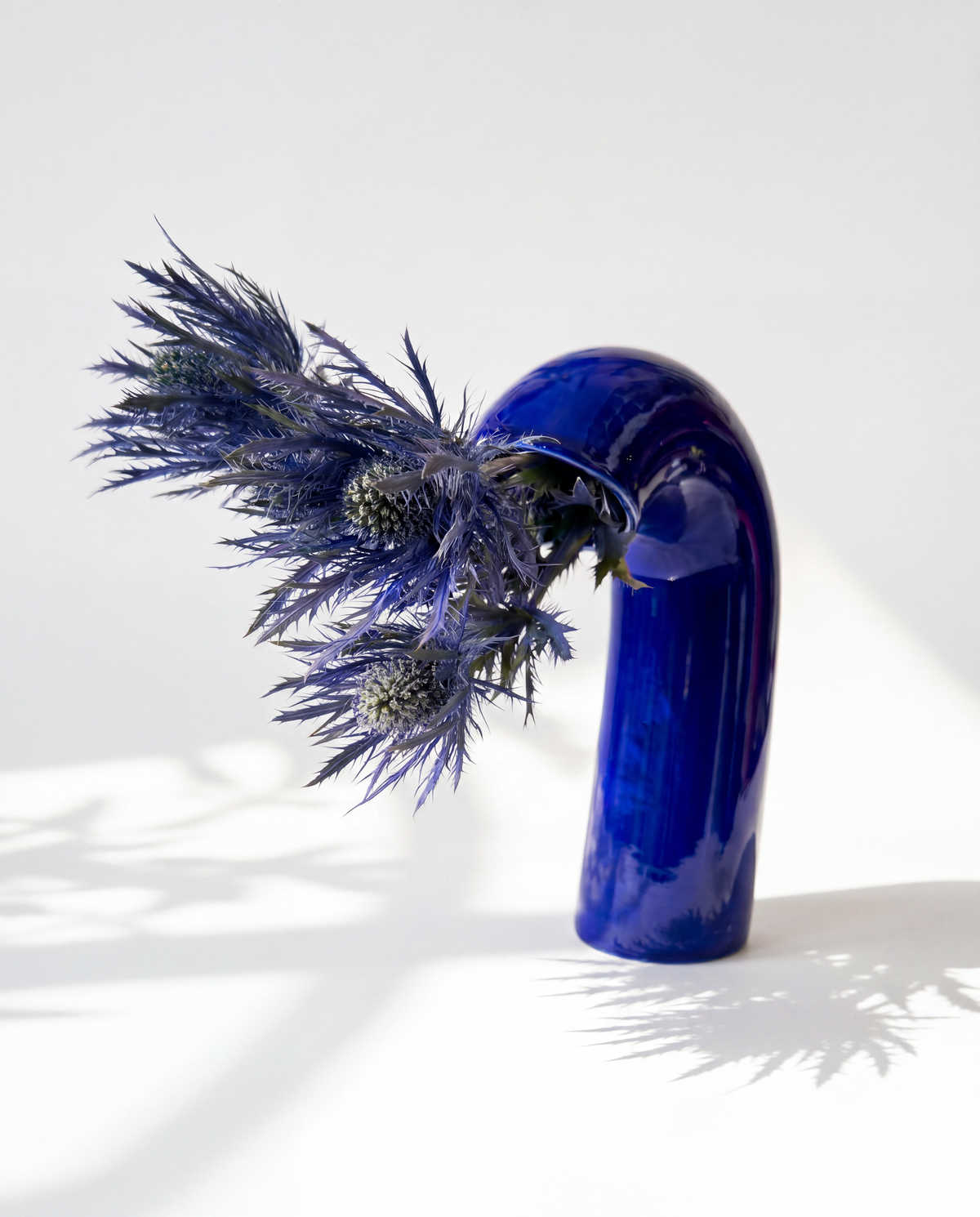 VITA Vase in Cobalt Blue