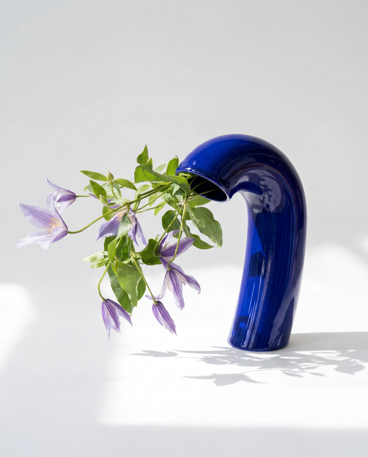 VITA Vase in Cobalt Blue