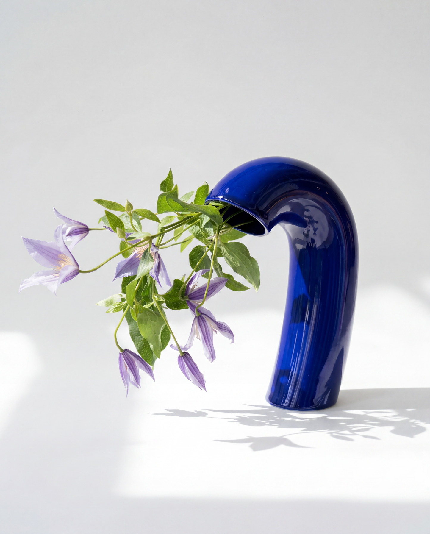 VITA Vase in Cobalt Blue