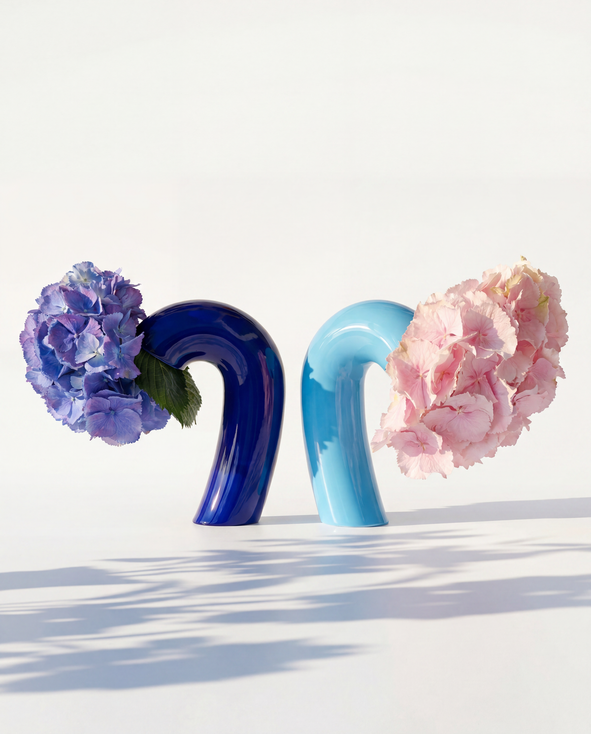 VITA Vase in Cobalt Blue