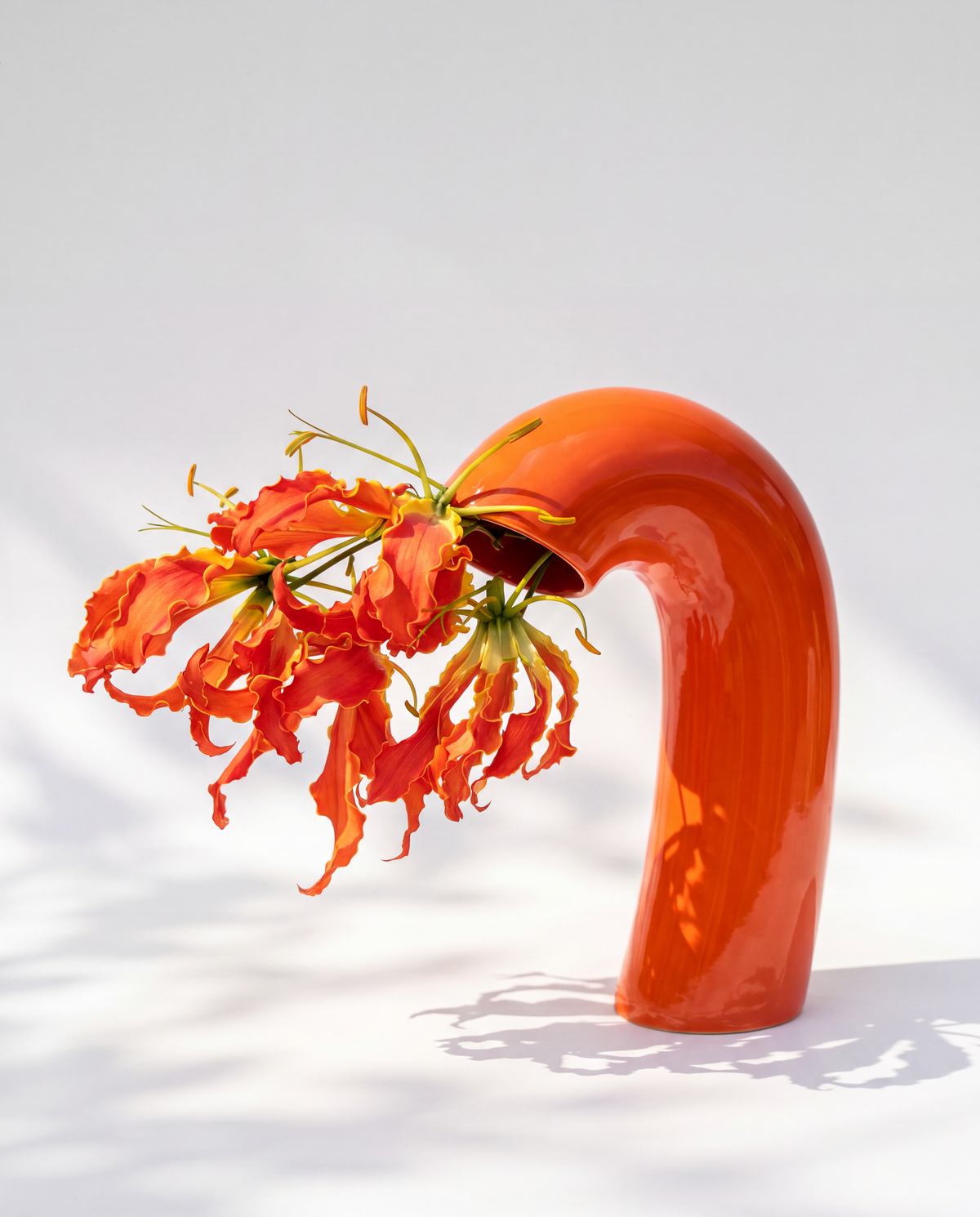 VITA Vase in Micha Orange