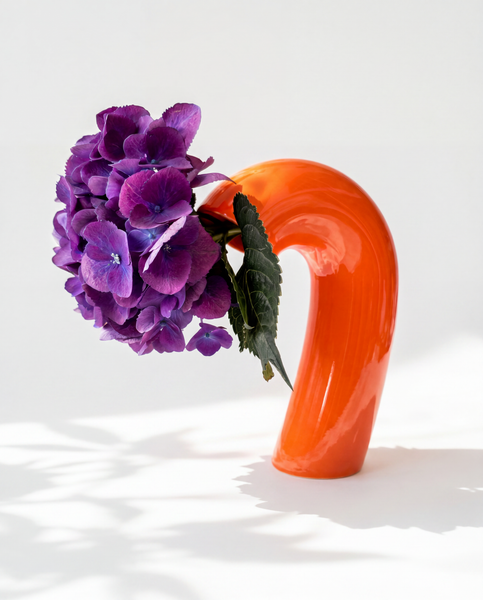 VITA Vase in Micha Orange