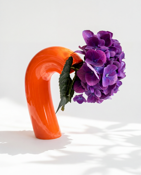 VITA Vase in Micha Orange