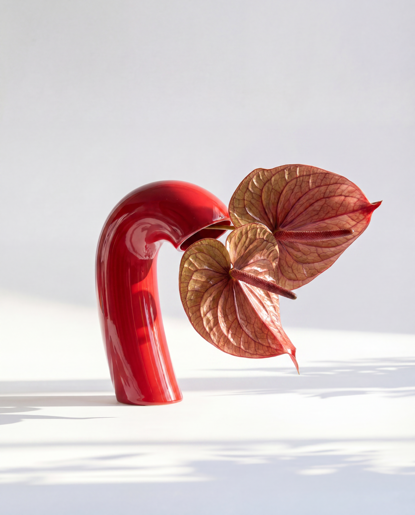 VITA Vase in Poppy Red