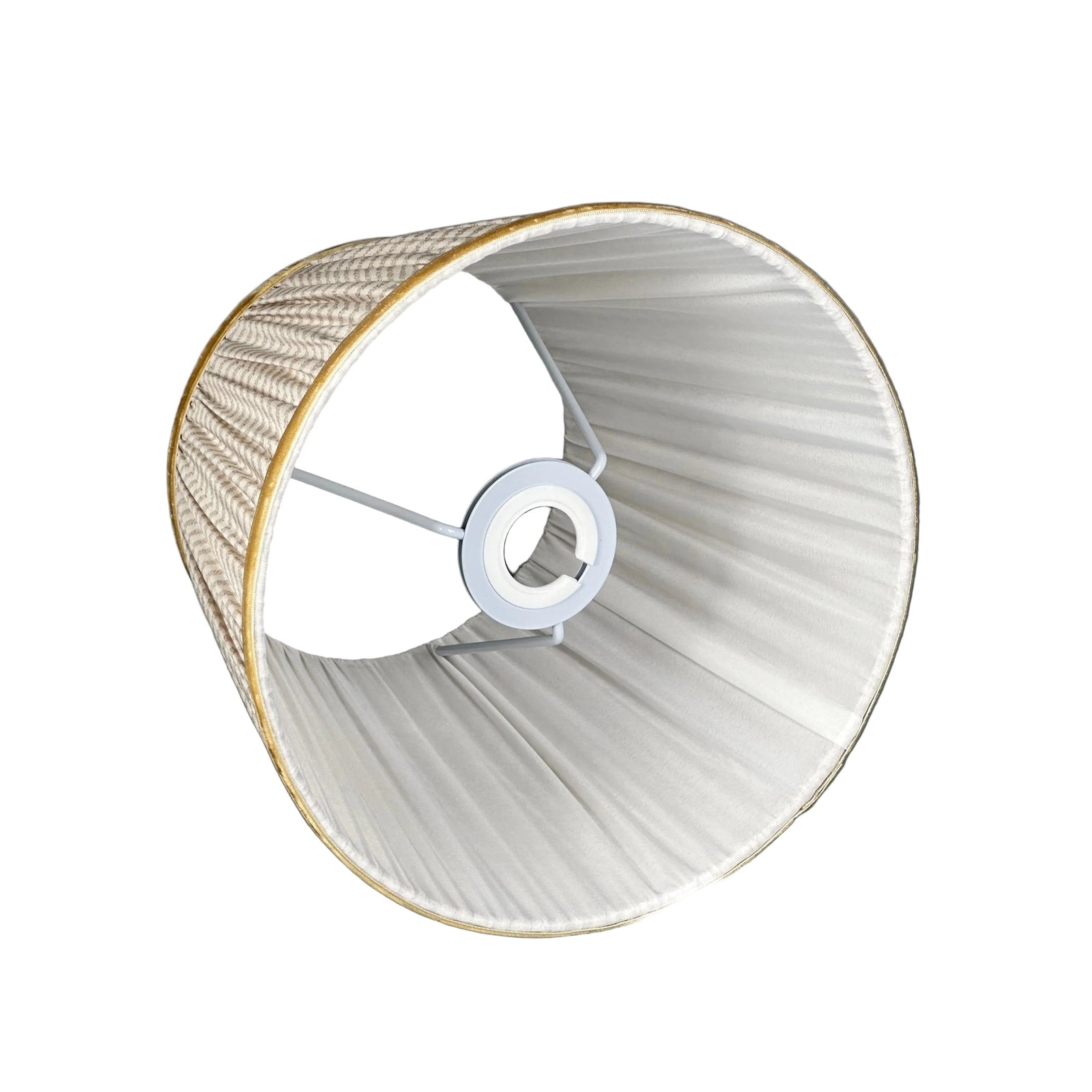 Lampshade Sand Herringbone Large