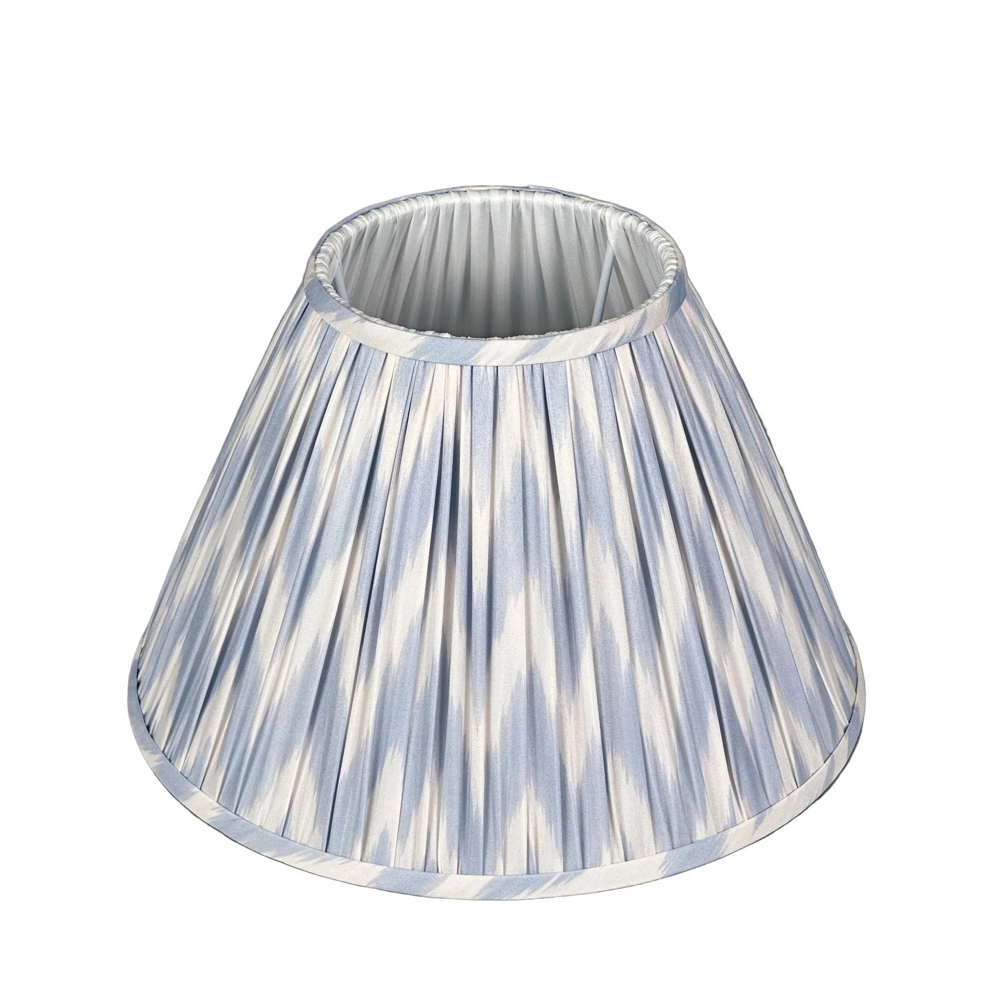 Lampshade Ikat Azure Large