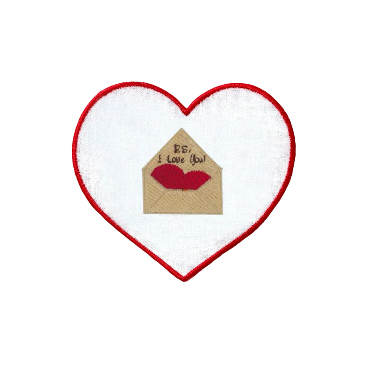 Linen Coaster "Letter"