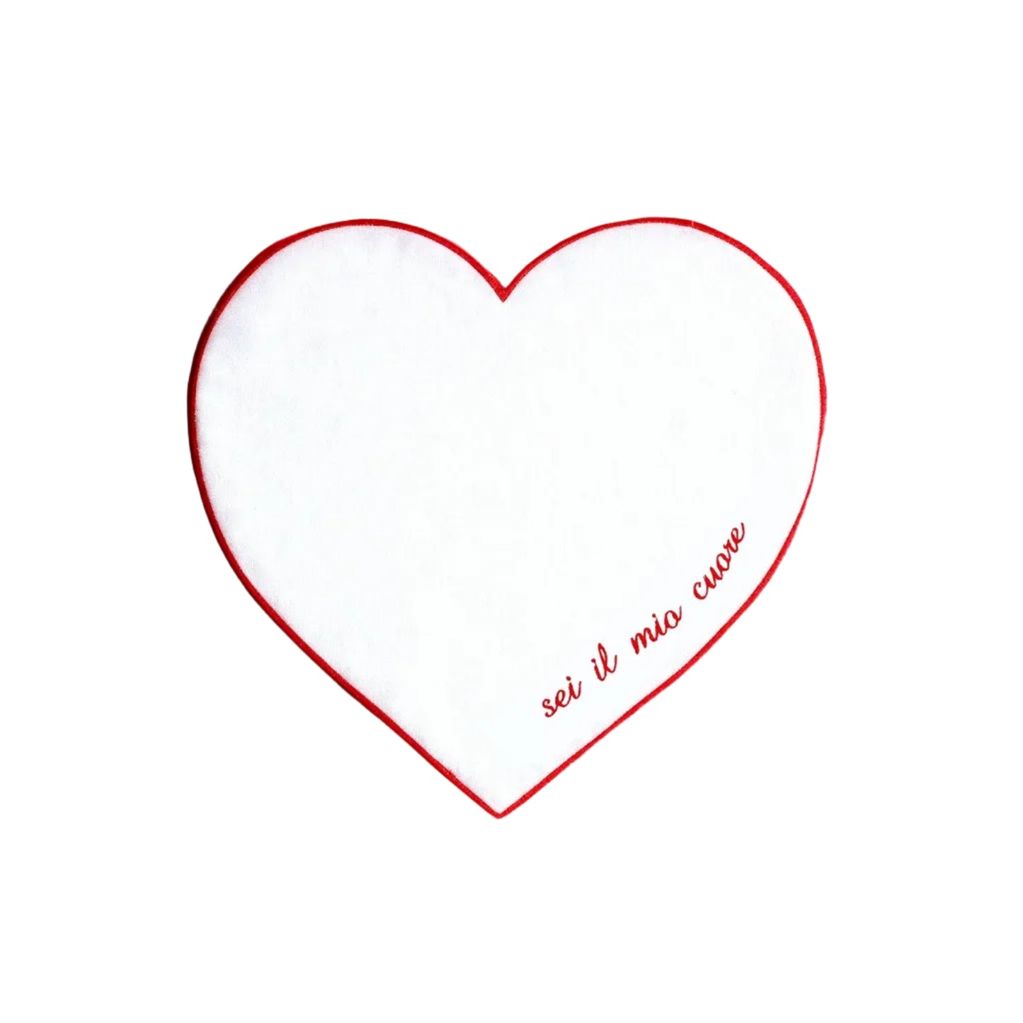 Linen Placemat "Cuore"