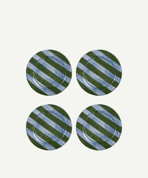 Clarice Hand-Painted Dinner Plate - Set of 4