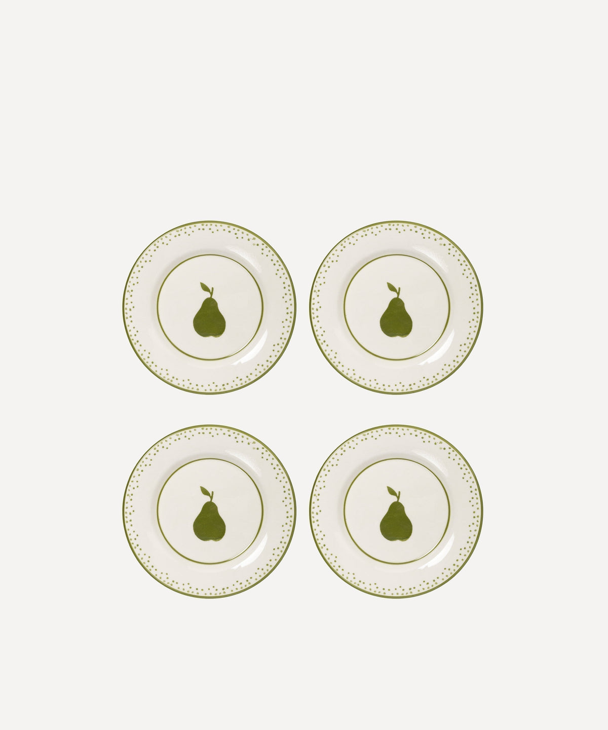 Pera Hand-Painted Salad Plate - Set of 4