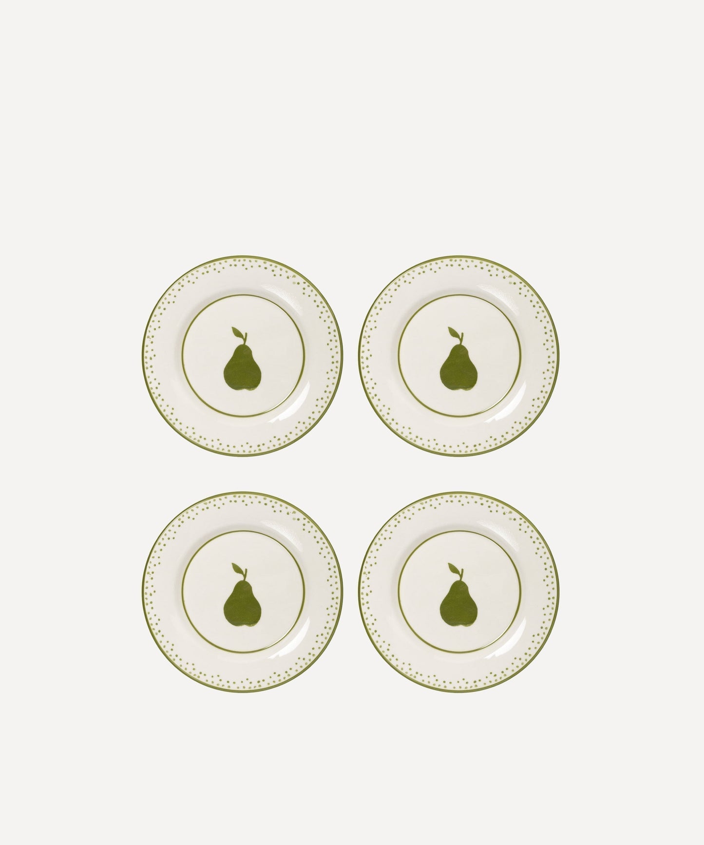 Pera Hand-Painted Salad Plate - Set of 4