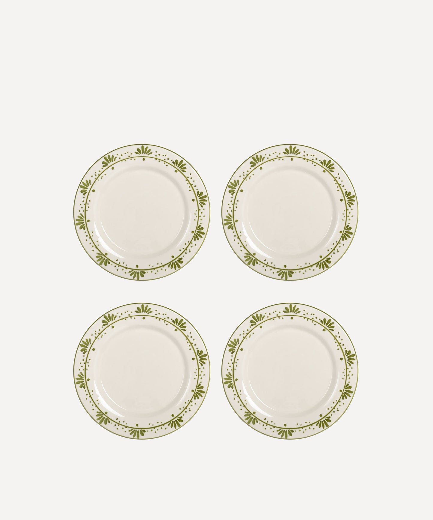 Sina Hand-Painted Dinner Plate - Set of 4