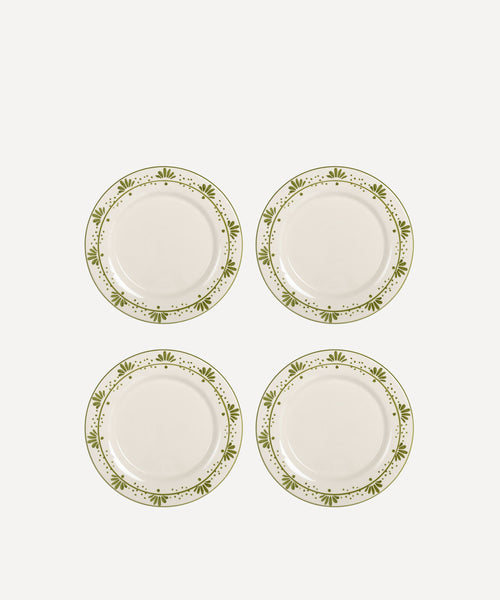 Sina Hand-Painted Dinner Plate - Set of 4