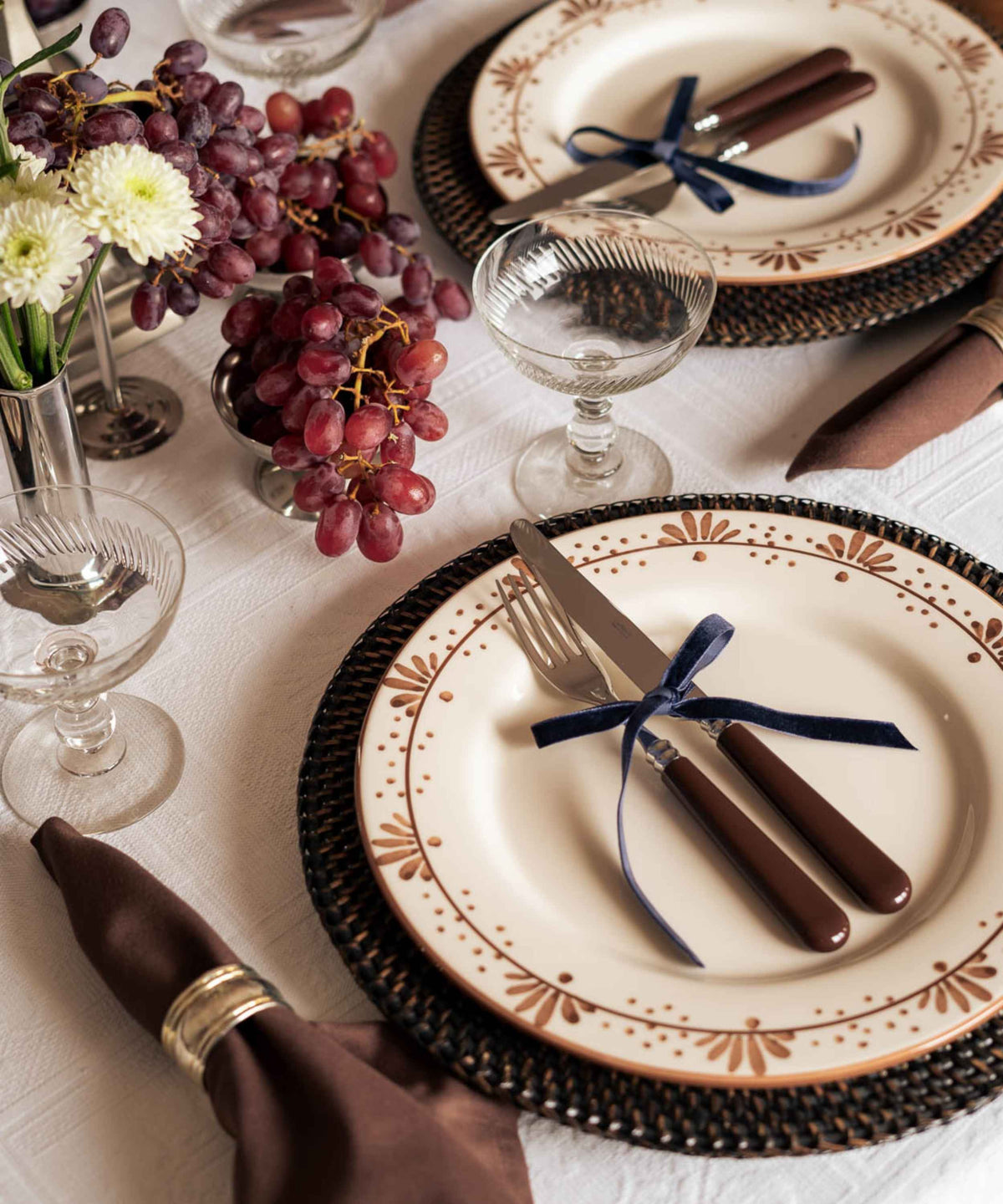 Teresa Hand-Painted Dinner Plate - Set of 4