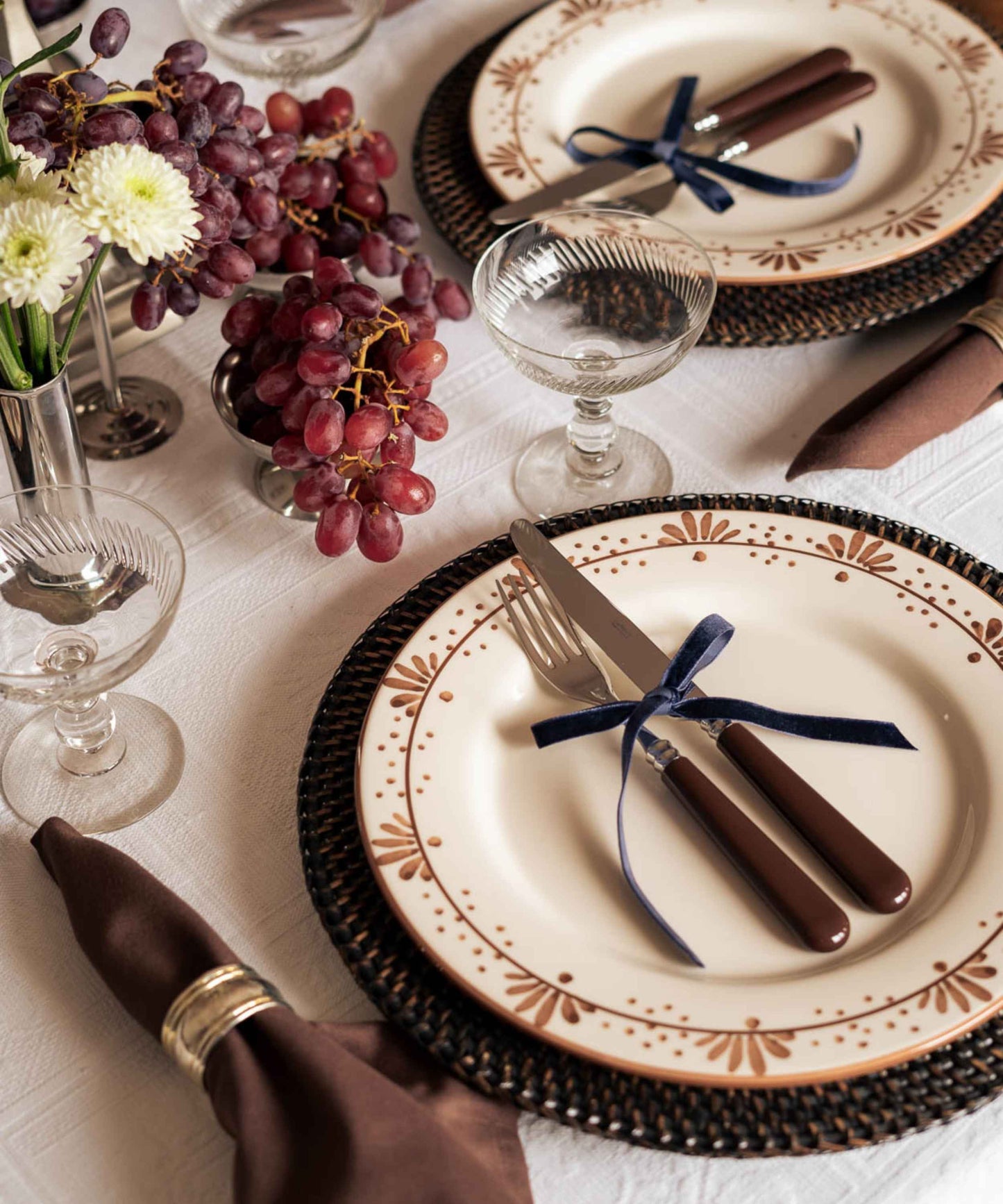 Teresa Hand-Painted Dinner Plate - Set of 4
