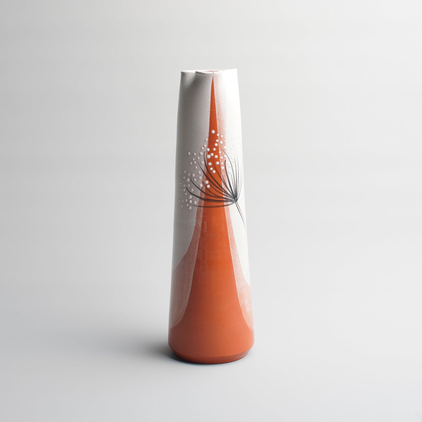 Ceramic Pitcher Vase Terracotta 9
