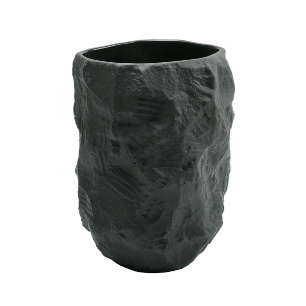The 1882 Ltd. Tall Vase by Max Lamb Crockery Black