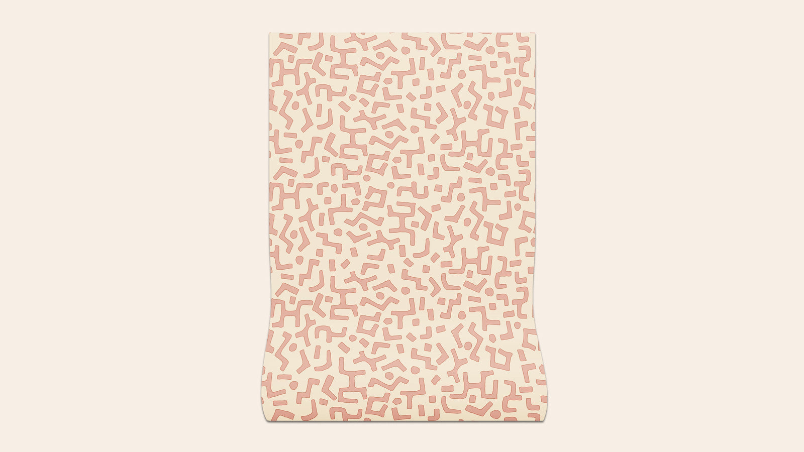 Raphia Wallpaper, Clay, Roll