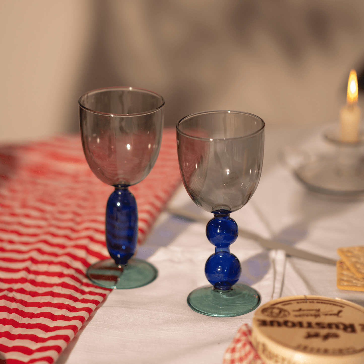 Poppy's Prosecco Glasses - Set of Two MF X DV