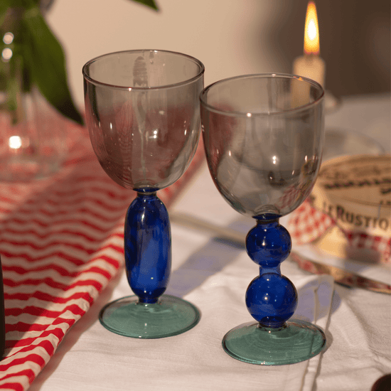 Poppy's Prosecco Glasses - Set of Two MF X DV