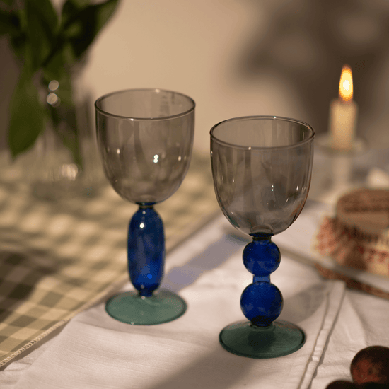 Poppy's Prosecco Glasses - Set of Two MF X DV