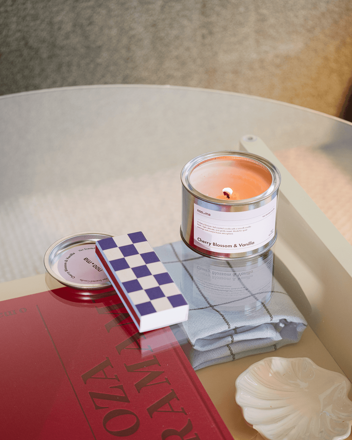 Ven Scented Candle - Green Tea & Elderflower