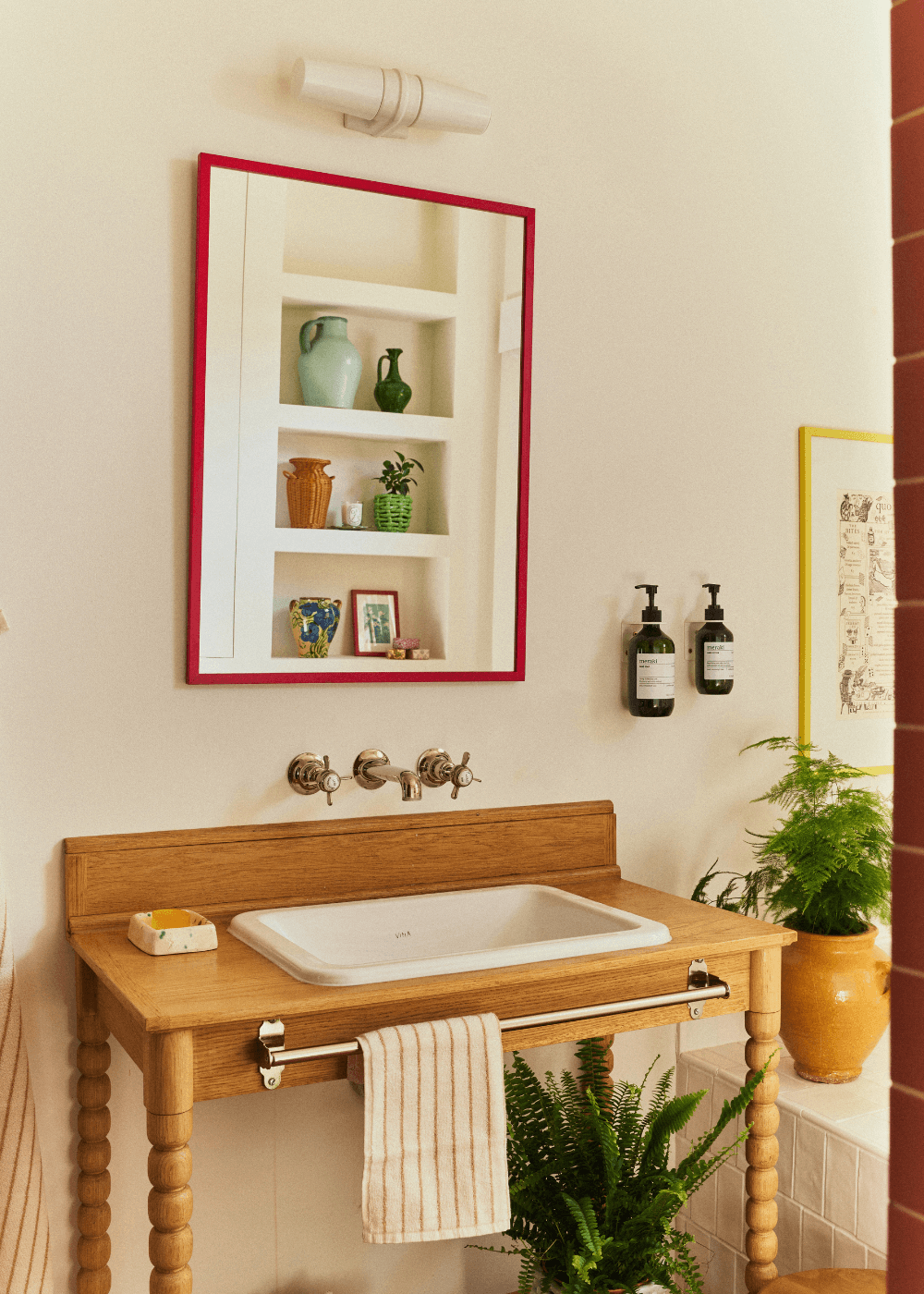 Venetian Red Mirror