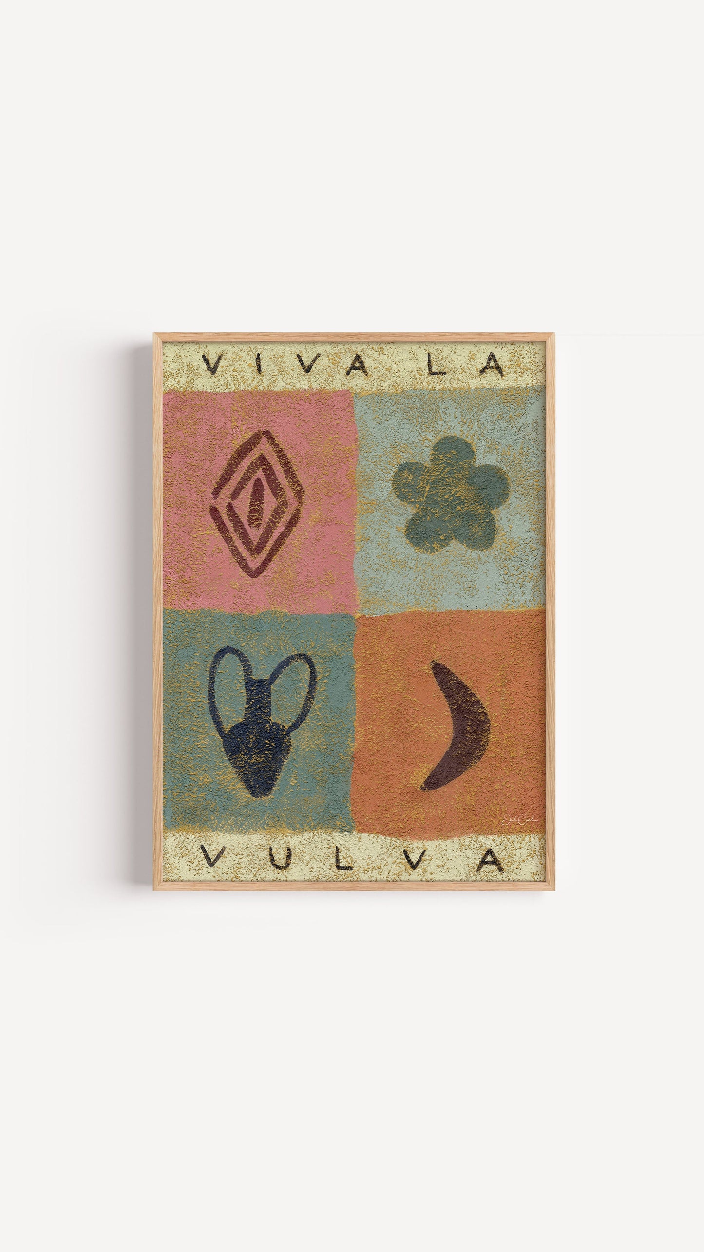 Viva La Vulva - Feministic Wall Art Print