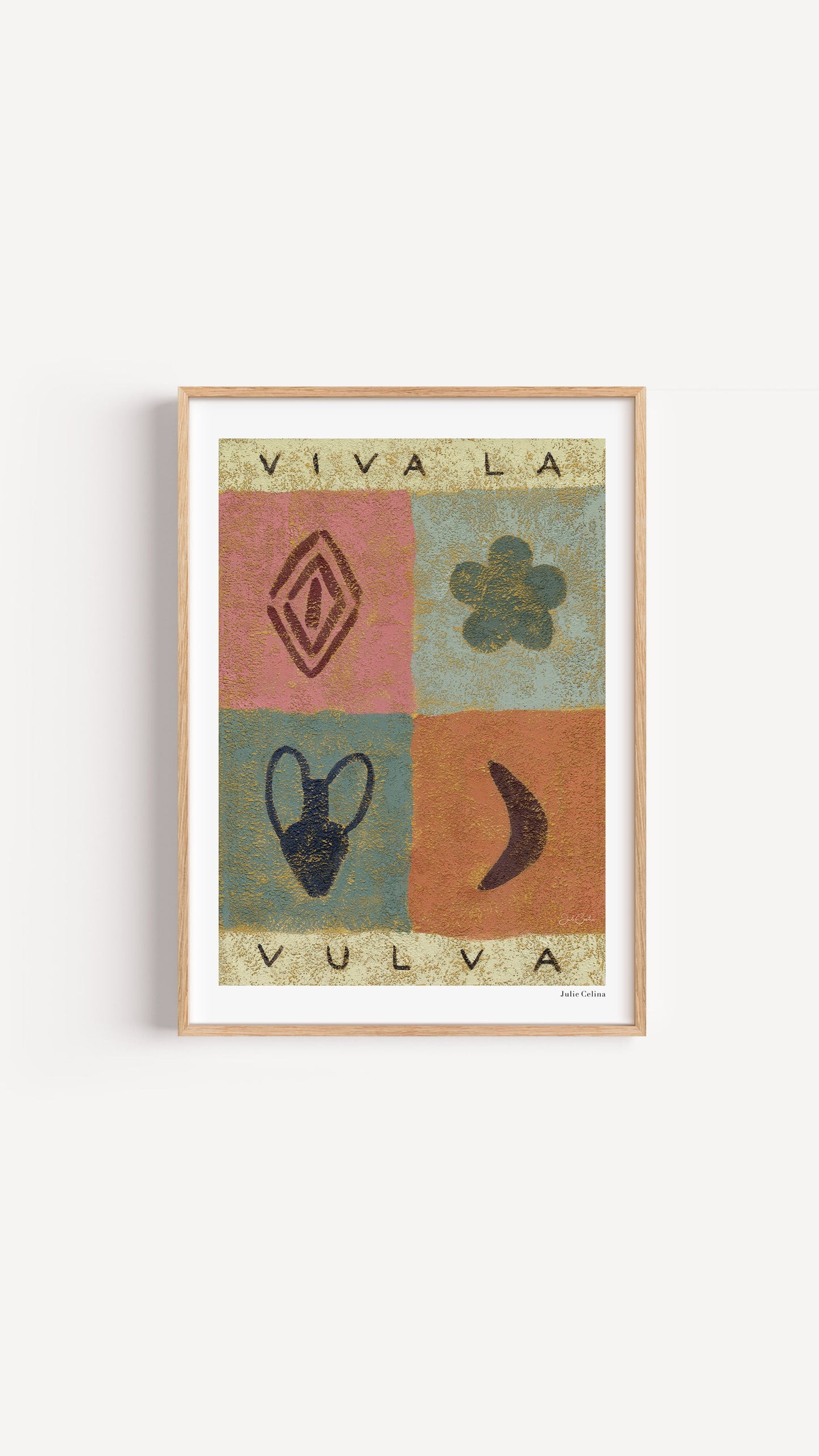 Viva La Vulva - Feministic Wall Art Print