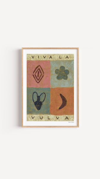 Viva La Vulva - Feministic Wall Art Print