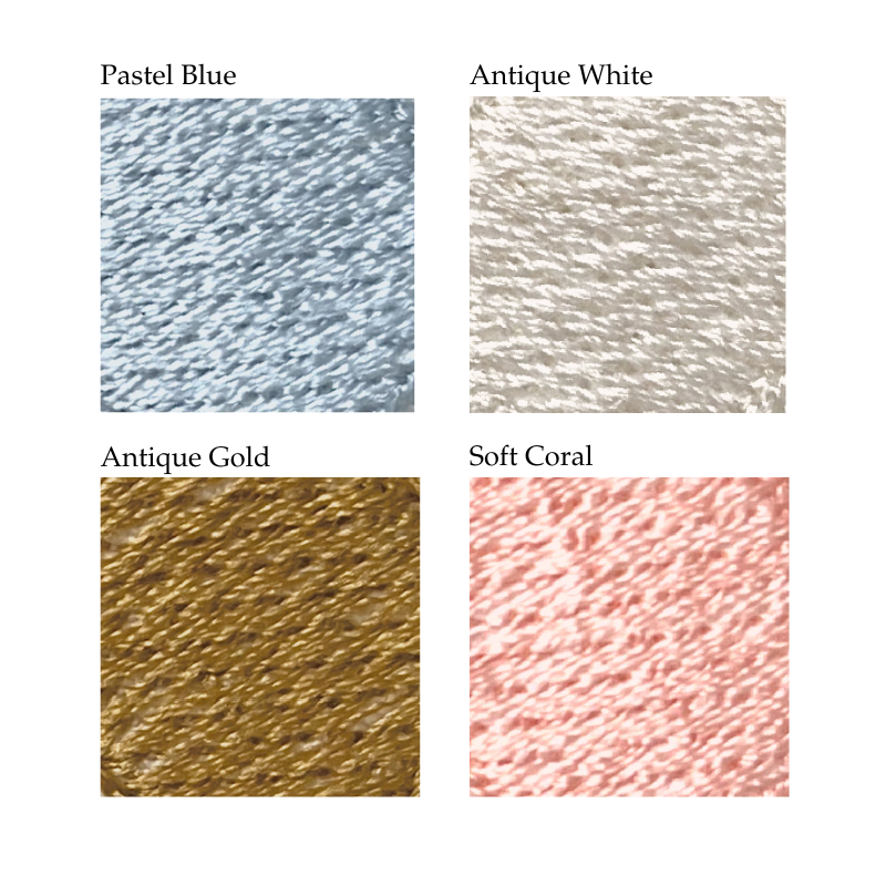 Personalised Boudoir Pillow with Hemstitch in Chambray Blue