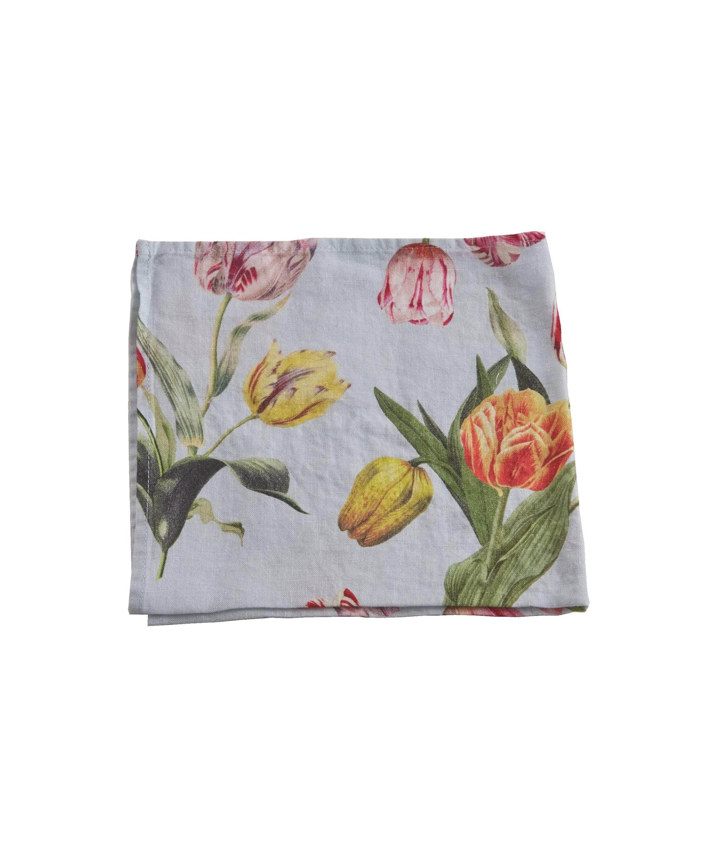 Load image into Gallery viewer, The Tulips Linen Napkin Blue
