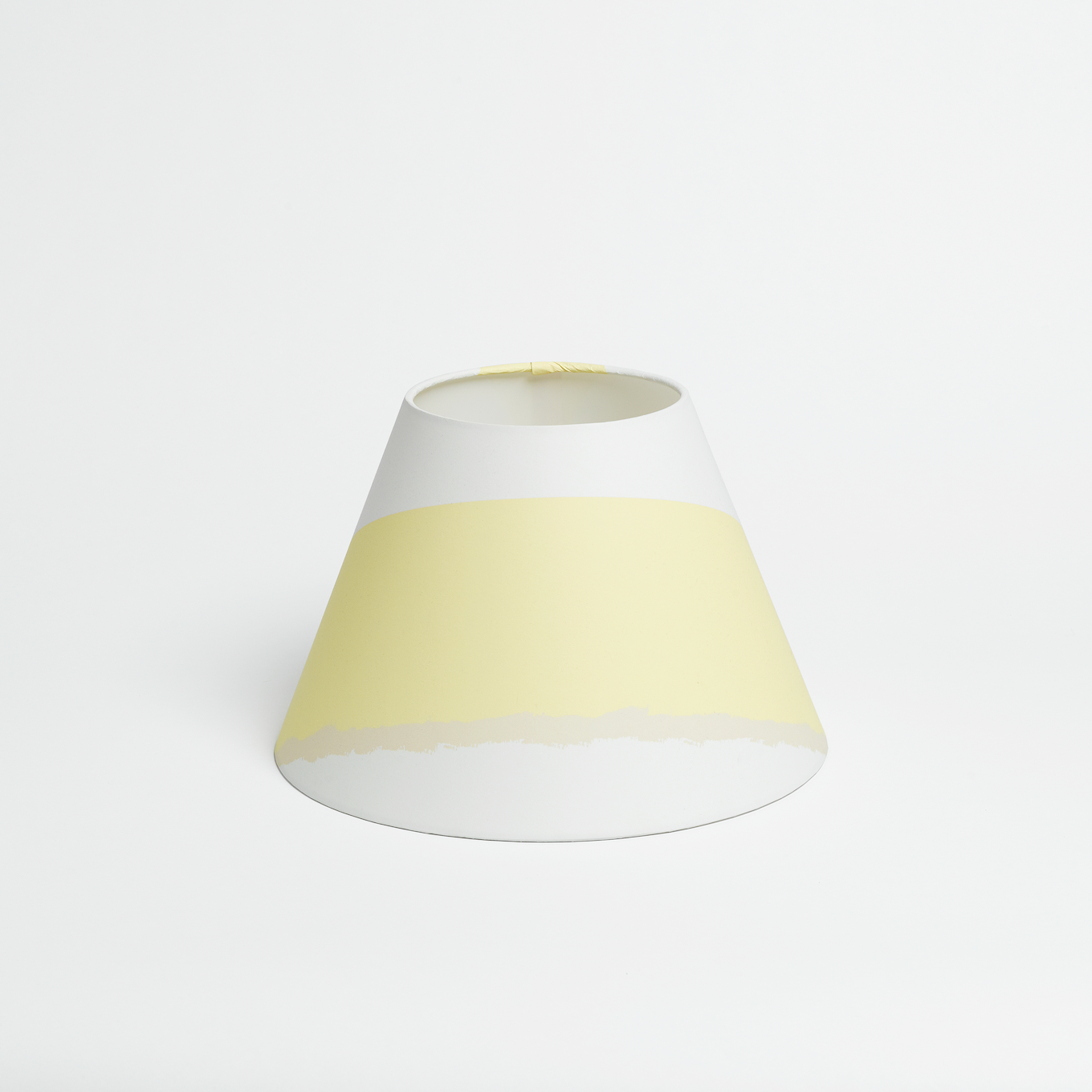 12” Empire Lampshade Wide Stripes Aligned – BUTTERMILK