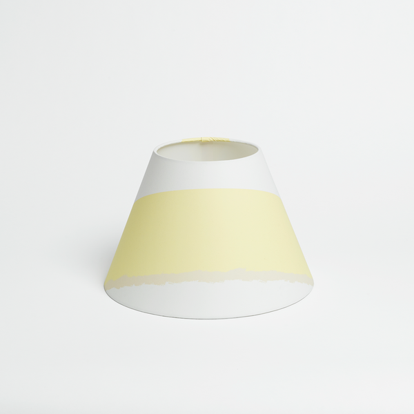 12” Empire Lampshade Wide Stripes Aligned – BUTTERMILK