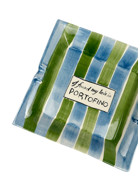 Portofino Ashtray - Striped