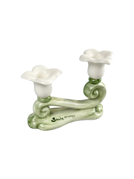 Save Money Candle Holder - Gardenia Collection MANUAL PRODUCT, PLS DON'T LIVE