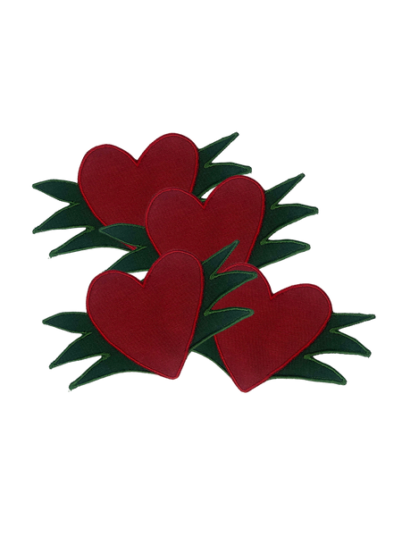 “Cuore” - Set of 4 Cocktail Napkins