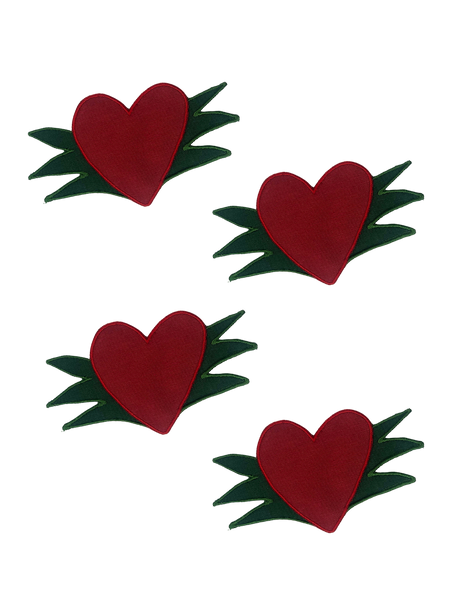 “Cuore” - Set of 4 Cocktail Napkins