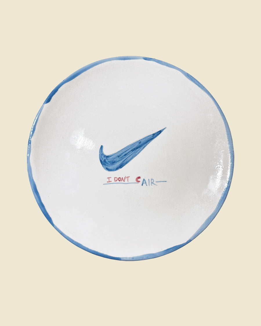 "I don't cAIR" Plate MANUAL PRODUCT, PLS DON'T LIVE