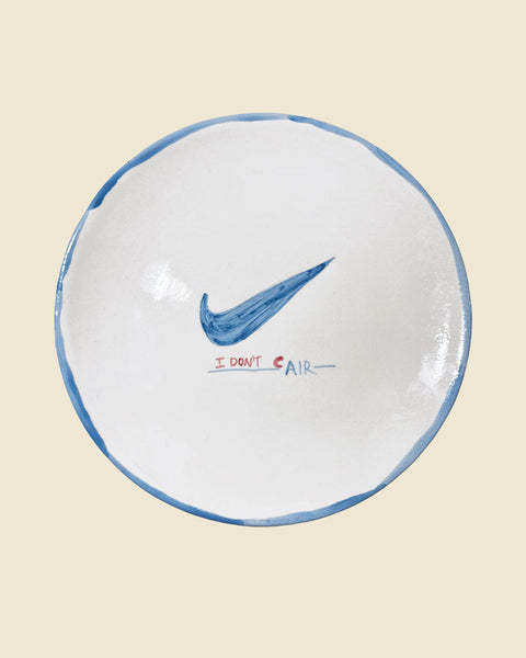 "I don't cAIR" Plate MANUAL PRODUCT, PLS DON'T LIVE