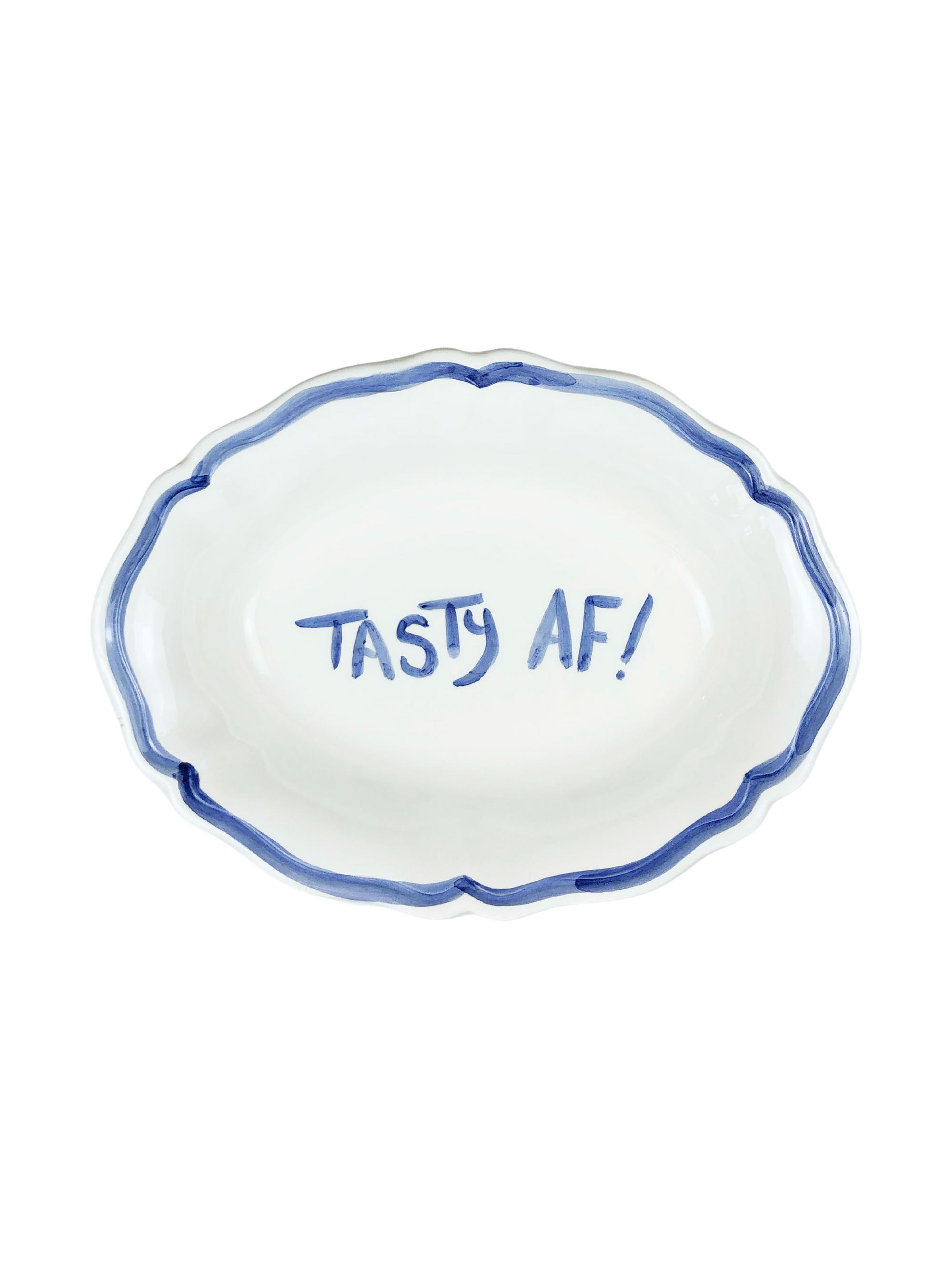 Oval Serving Dish “Tastay Af”