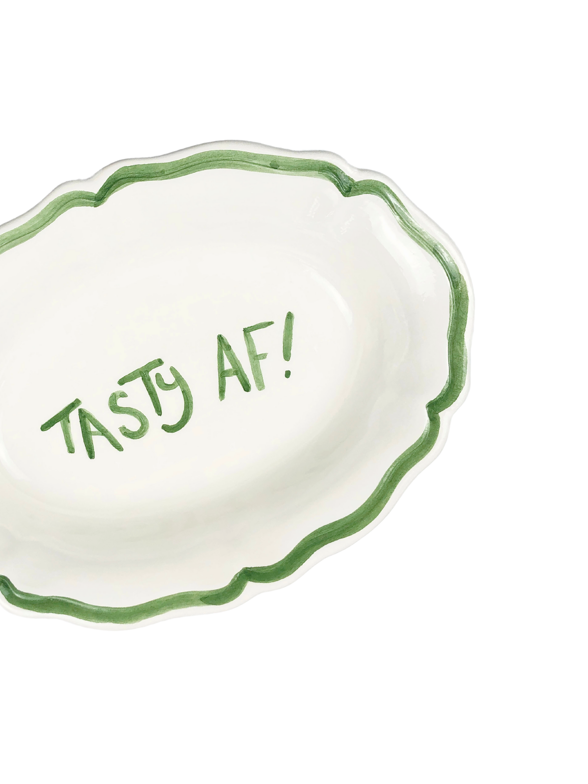 Oval Serving Dish “Tastay Af”