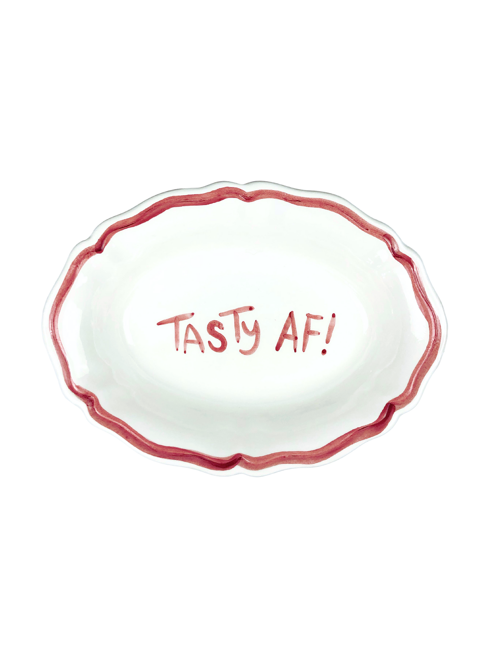Oval Serving Dish “Tastay Af”