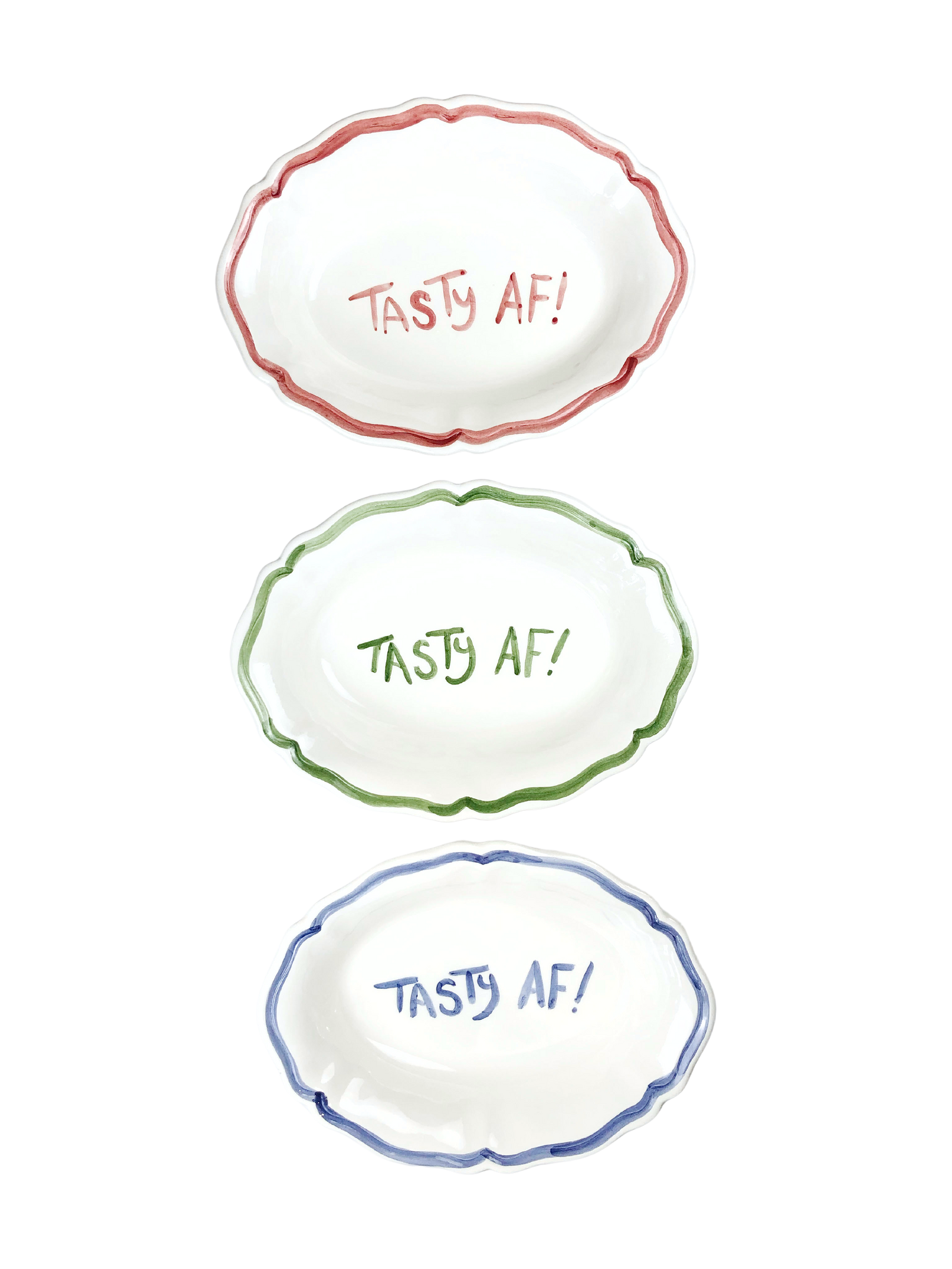 Oval Serving Dish “Tastay Af”
