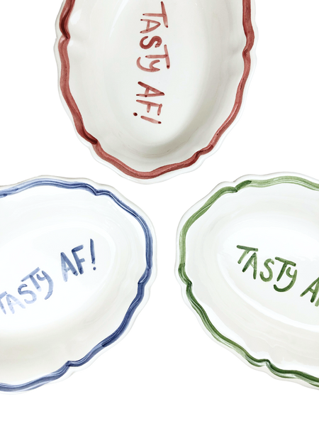 Oval Serving Dish “Tastay Af”