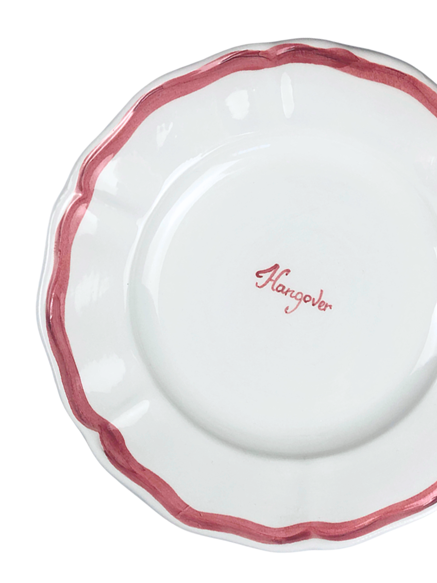 "Hangover" Fil Rouge Plate