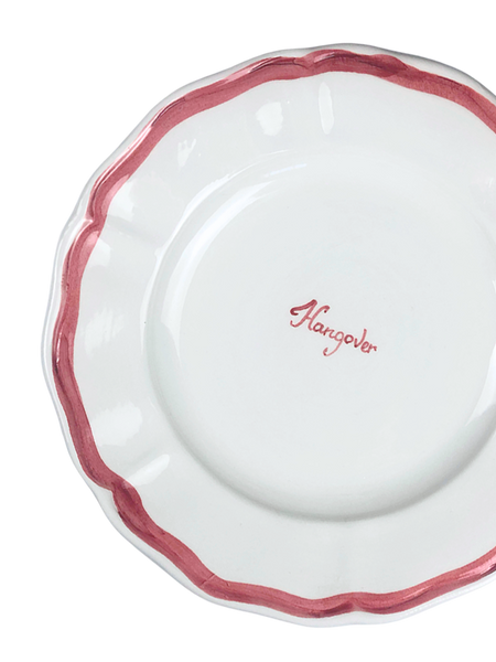 "Hangover" Fil Rouge Plate