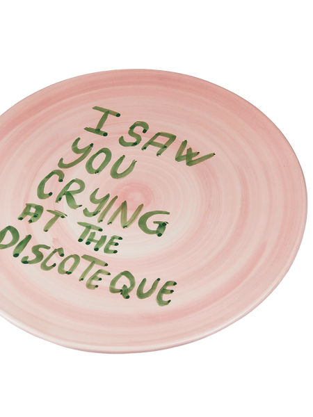 "I saw you crying at the discoteque" Small Plate