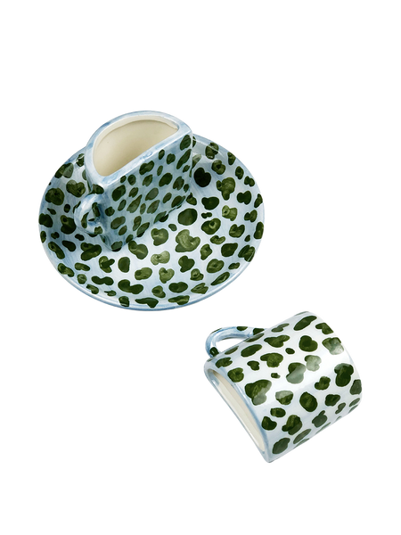 Tête a Tête Cup Set - Light Blue Dots
